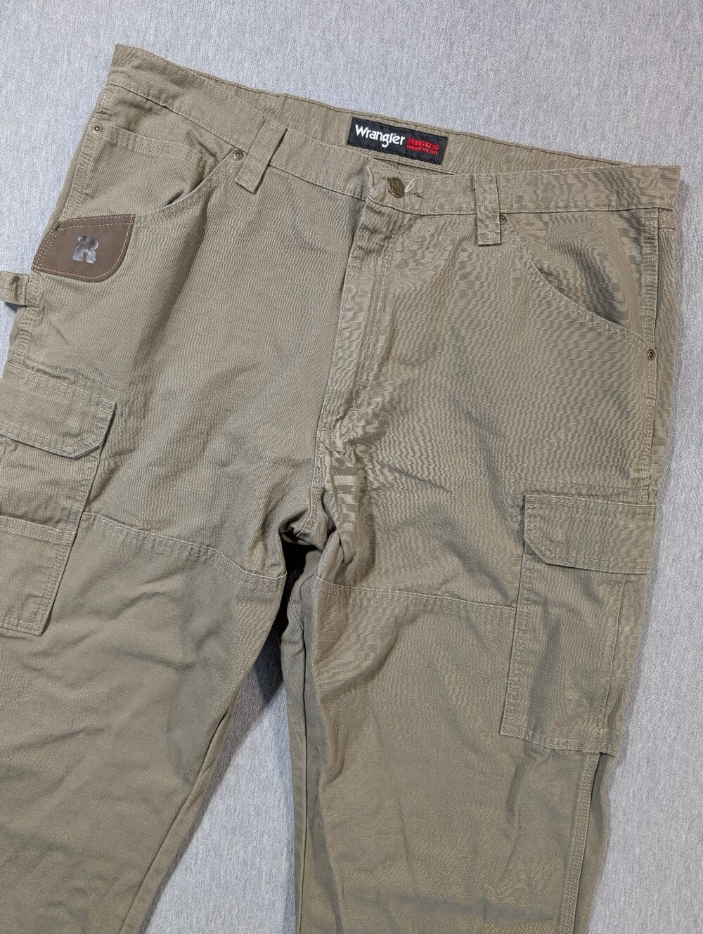 Wrangler Riggs Ripstop Ranger Cargo Pant Men's 40 X 34 Bark Khaki Workwear